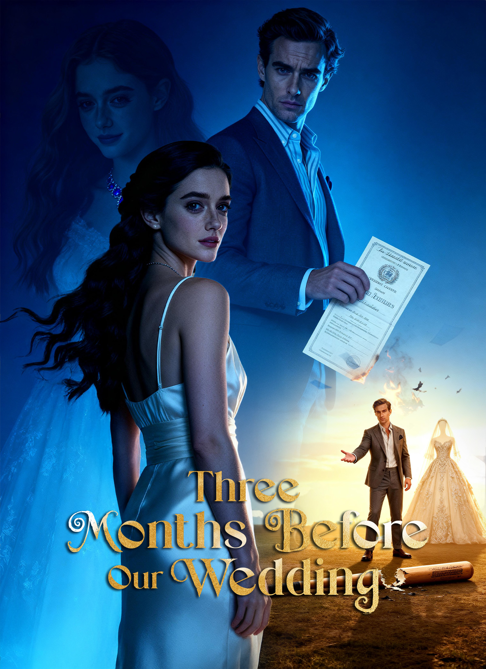 Poster Three Months Before Our Wedding