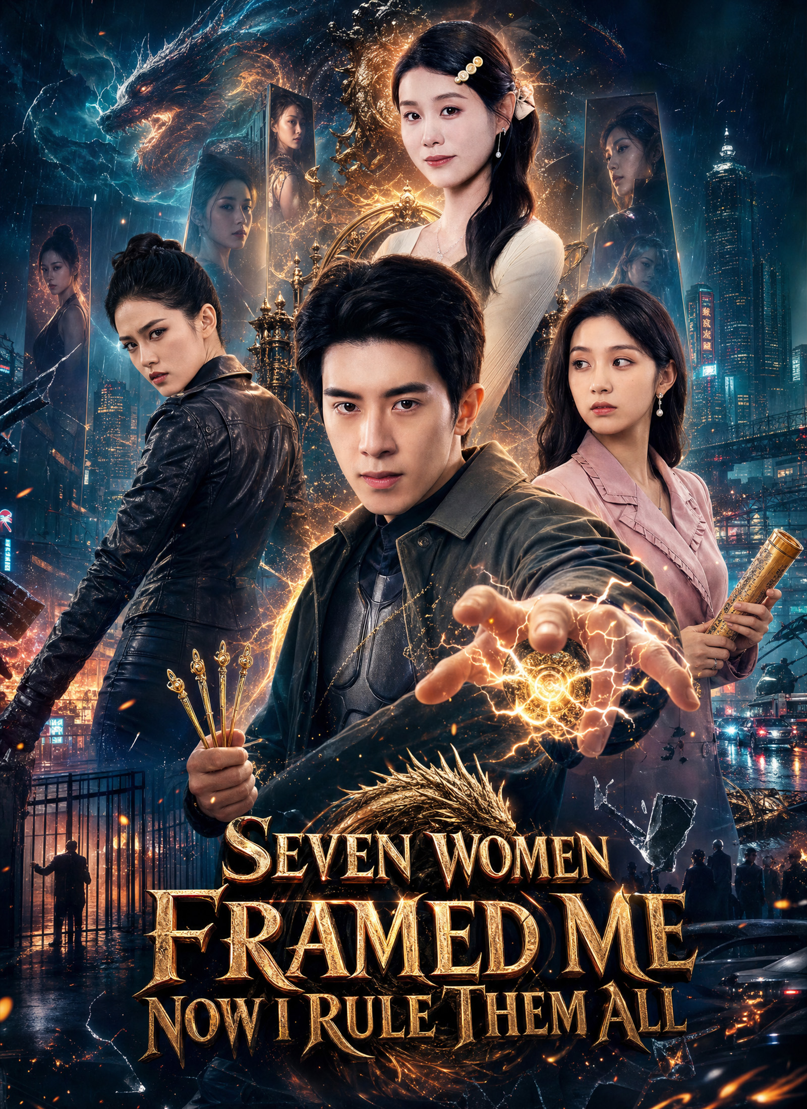 [Dubbed] Seven Women Framed Me Now I Rule Them All