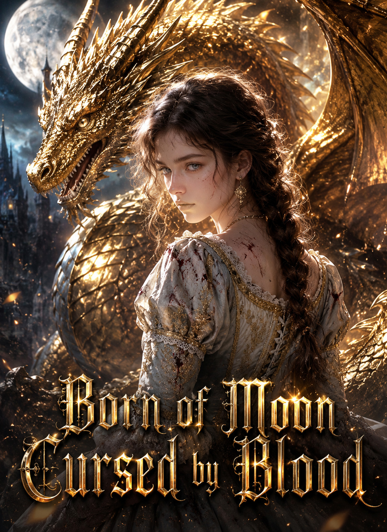 Poster Born of Moon, Cursed by Blood