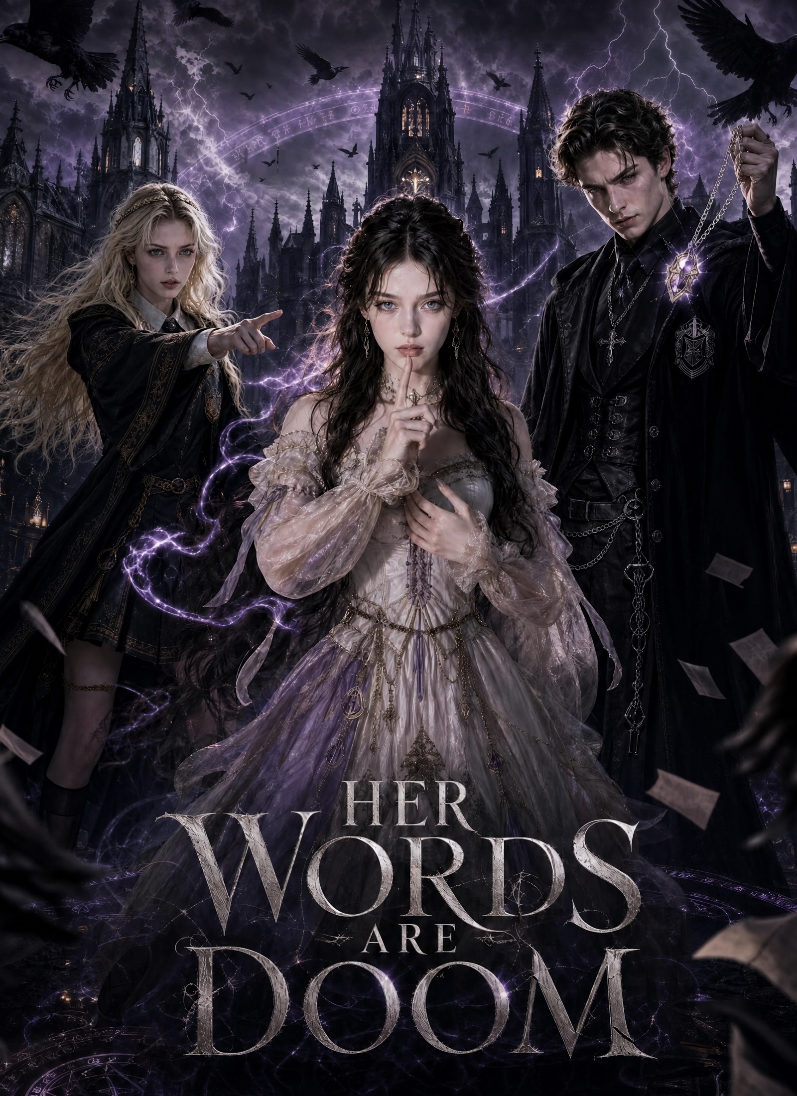 Poster Her words are doom.