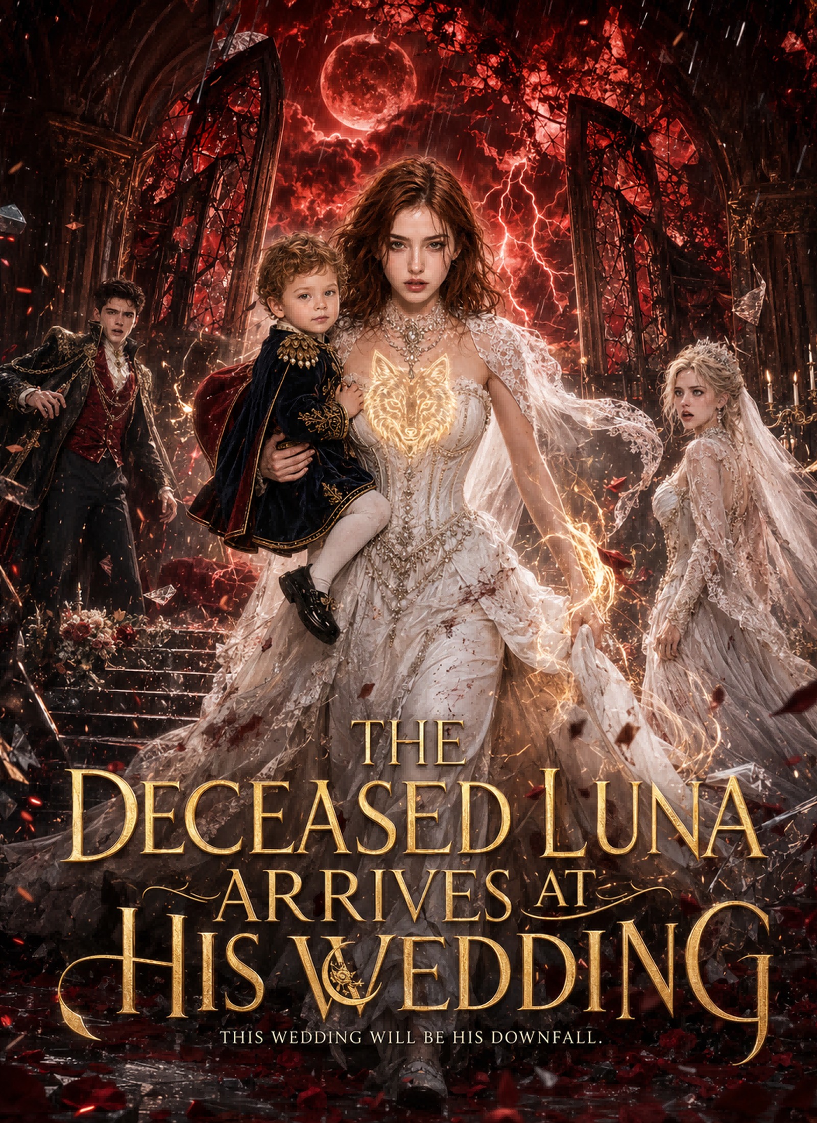 Poster The Deceased Luna Arrives At His Wedding