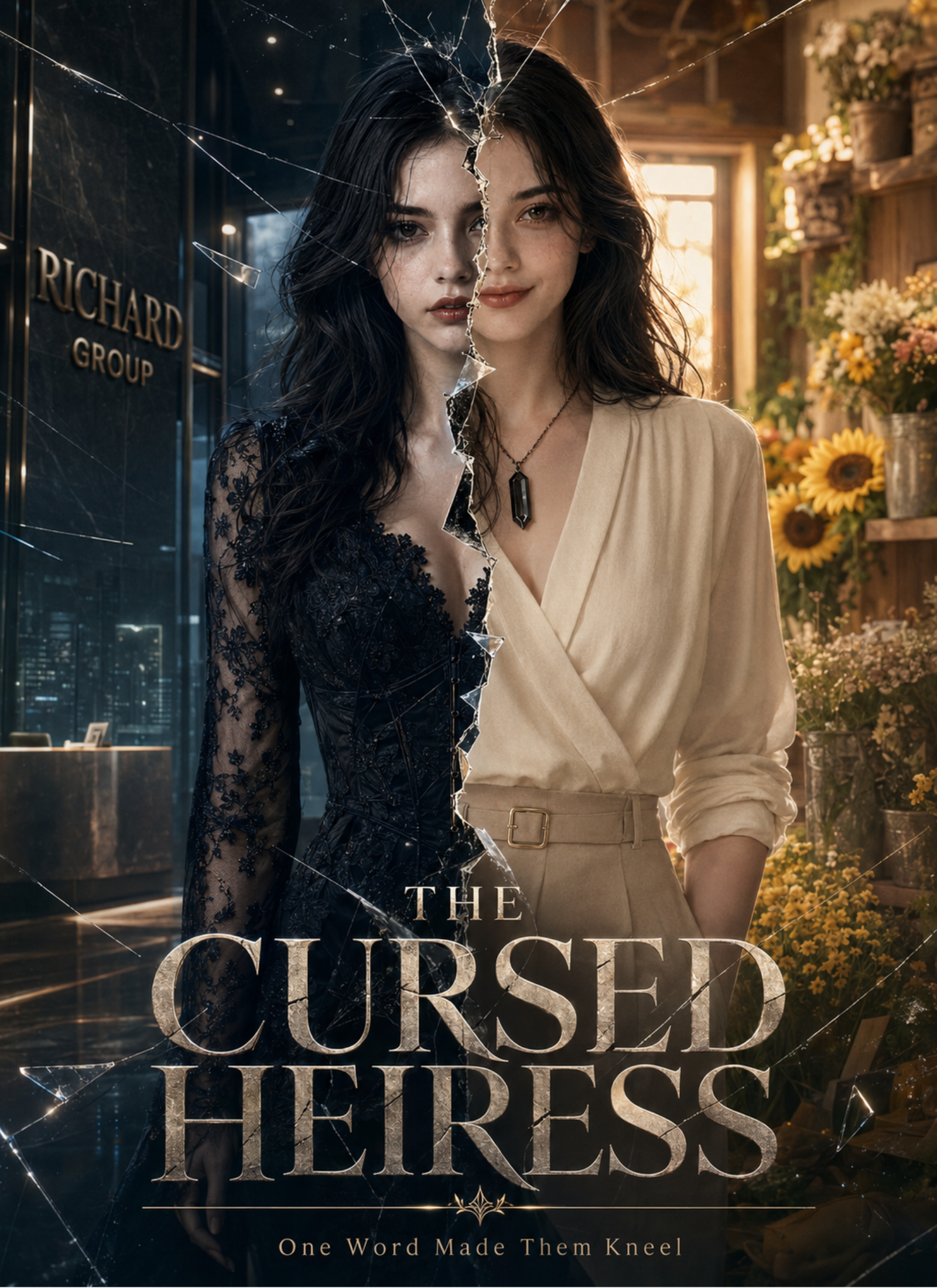 Poster THE CURSED HEIRESS:One Word Made Them Kneel