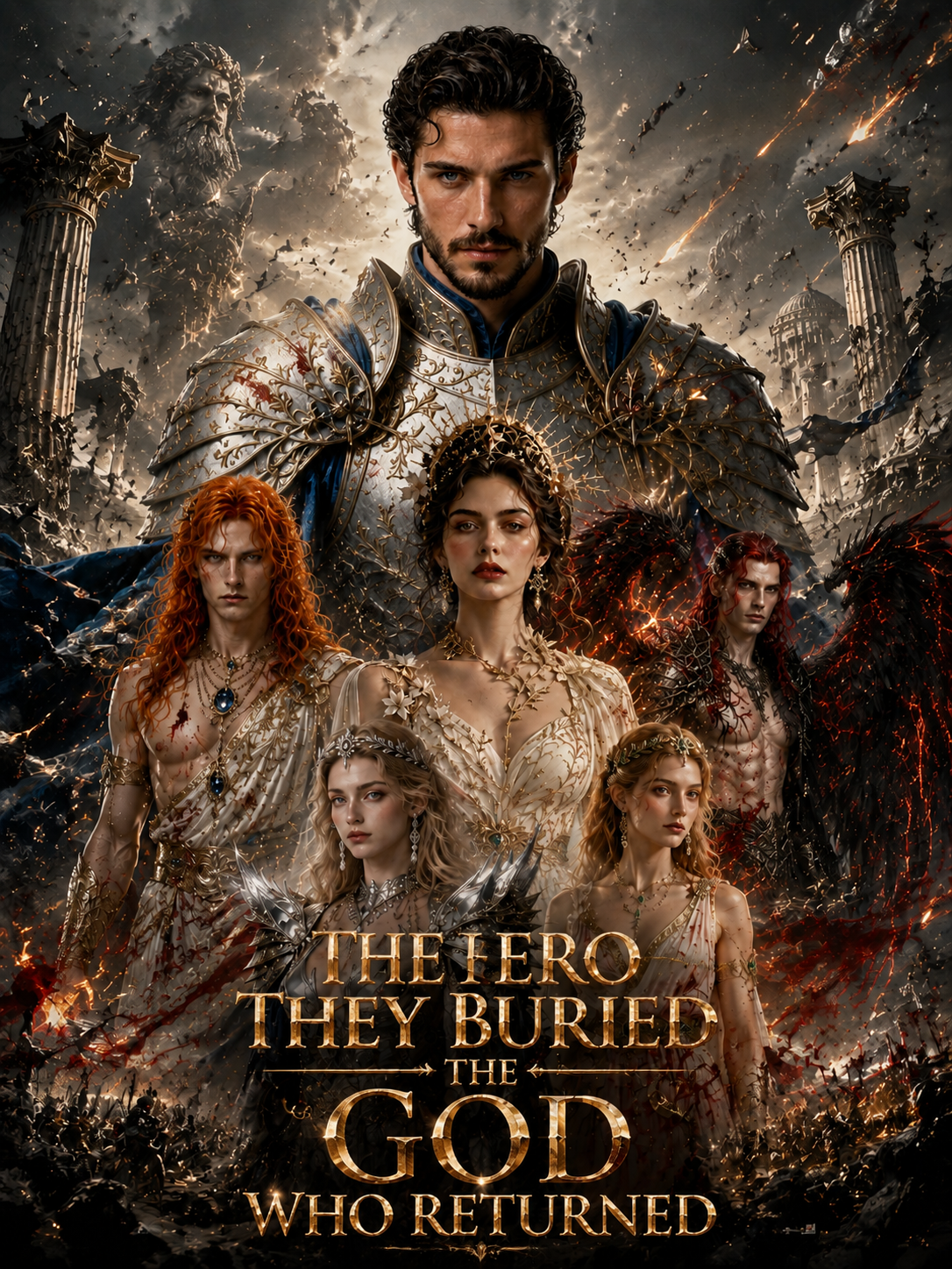 Poster The Hero They Buried, The God Who Returned