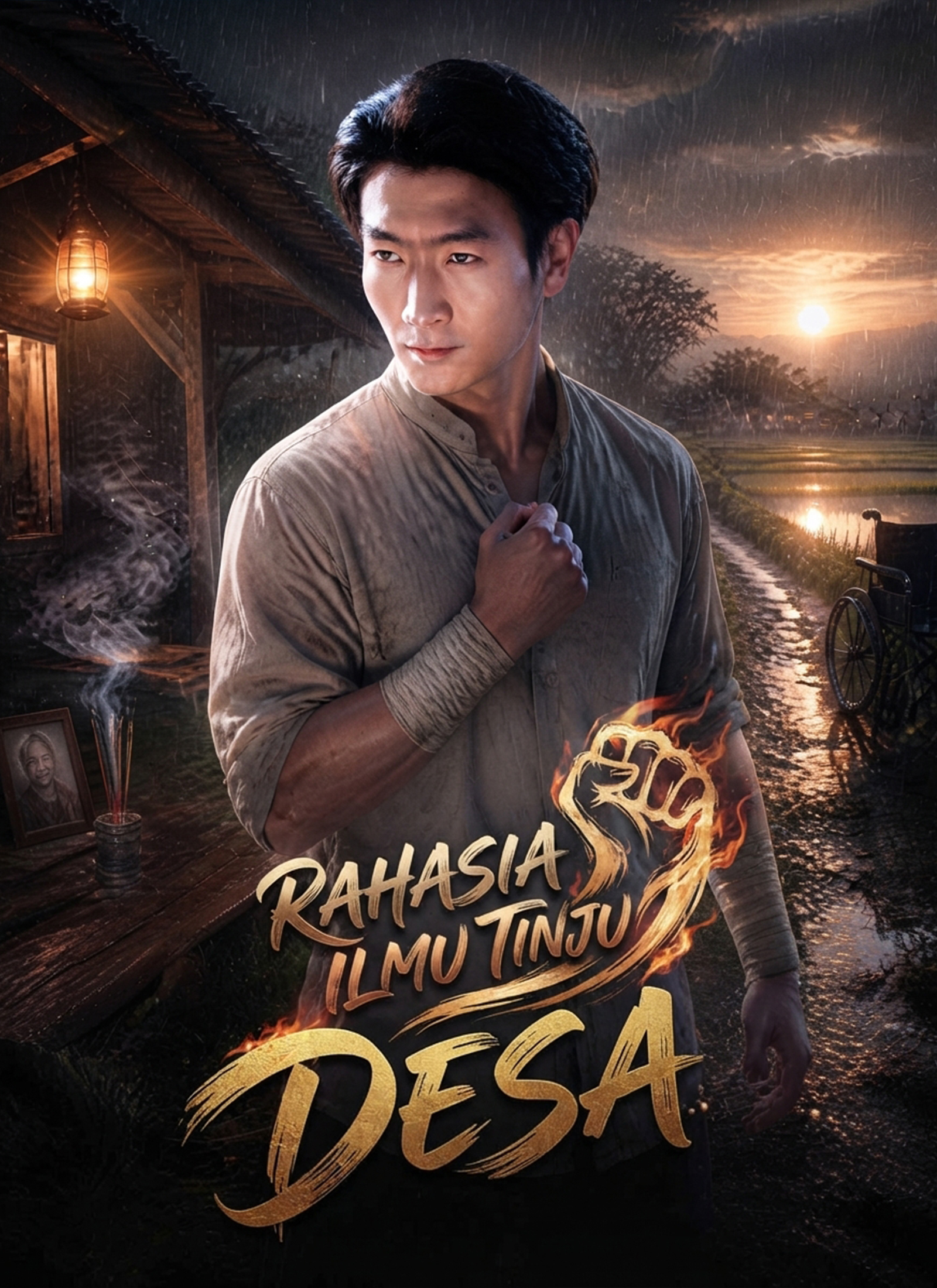Poster Rahasia Ilmu Tinju Desa