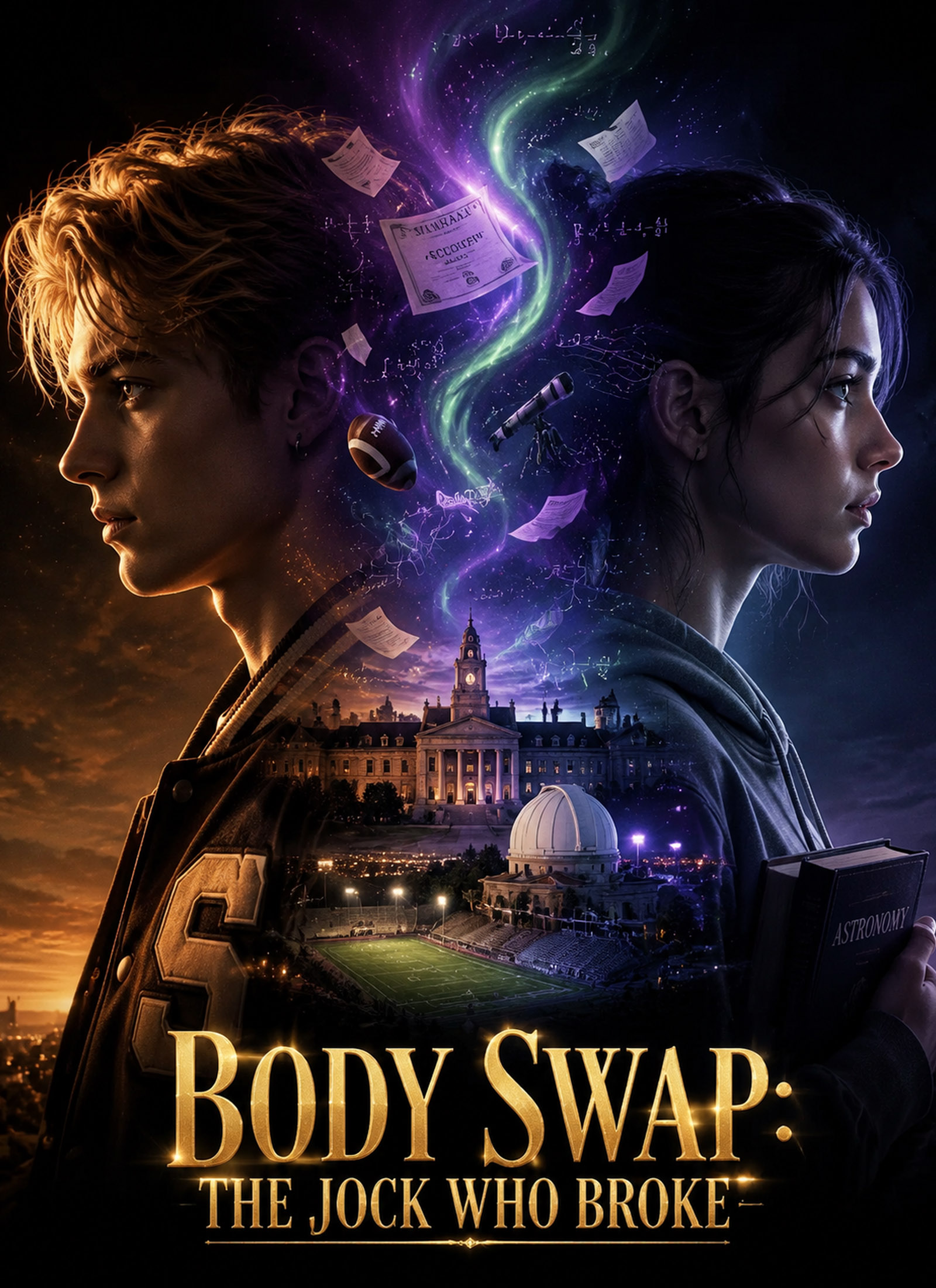 Poster Body Swap: The Jock Who Broke