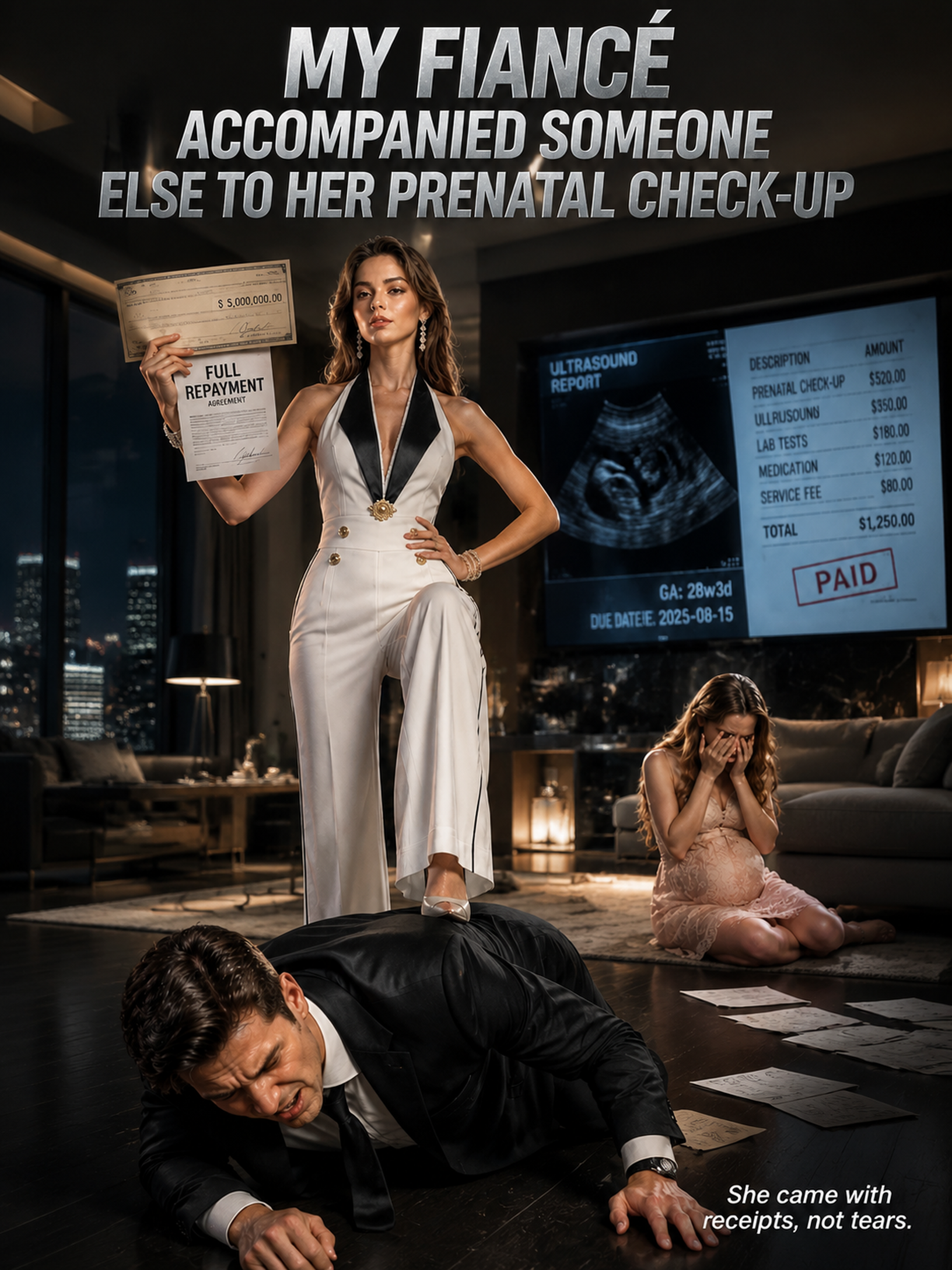 My fiance went to the prenatal checkup with someone else