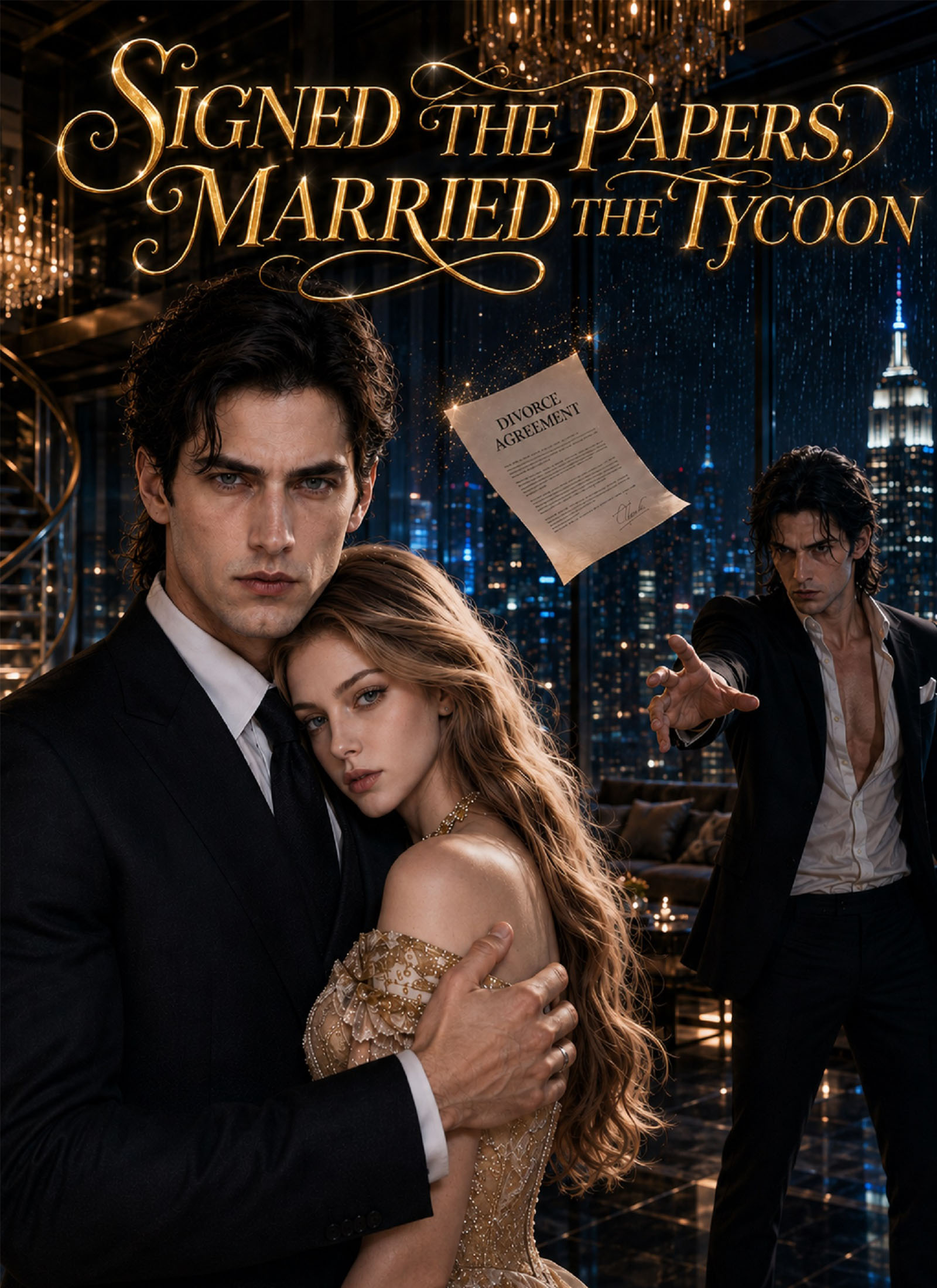 Poster Signed the Papers,Married the Tycoon