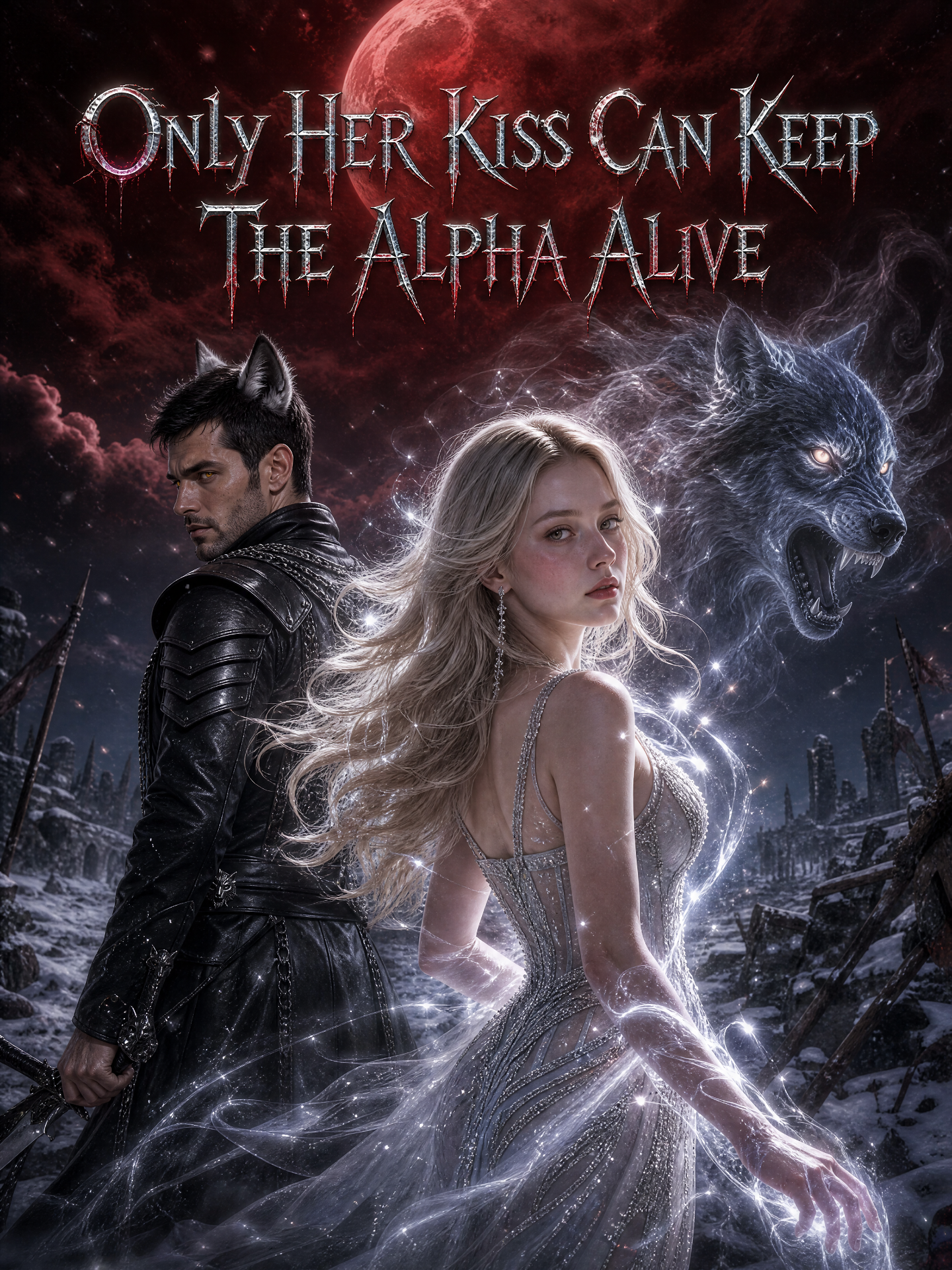 Poster Only Her Kiss Can Keep The Alpha Alive
