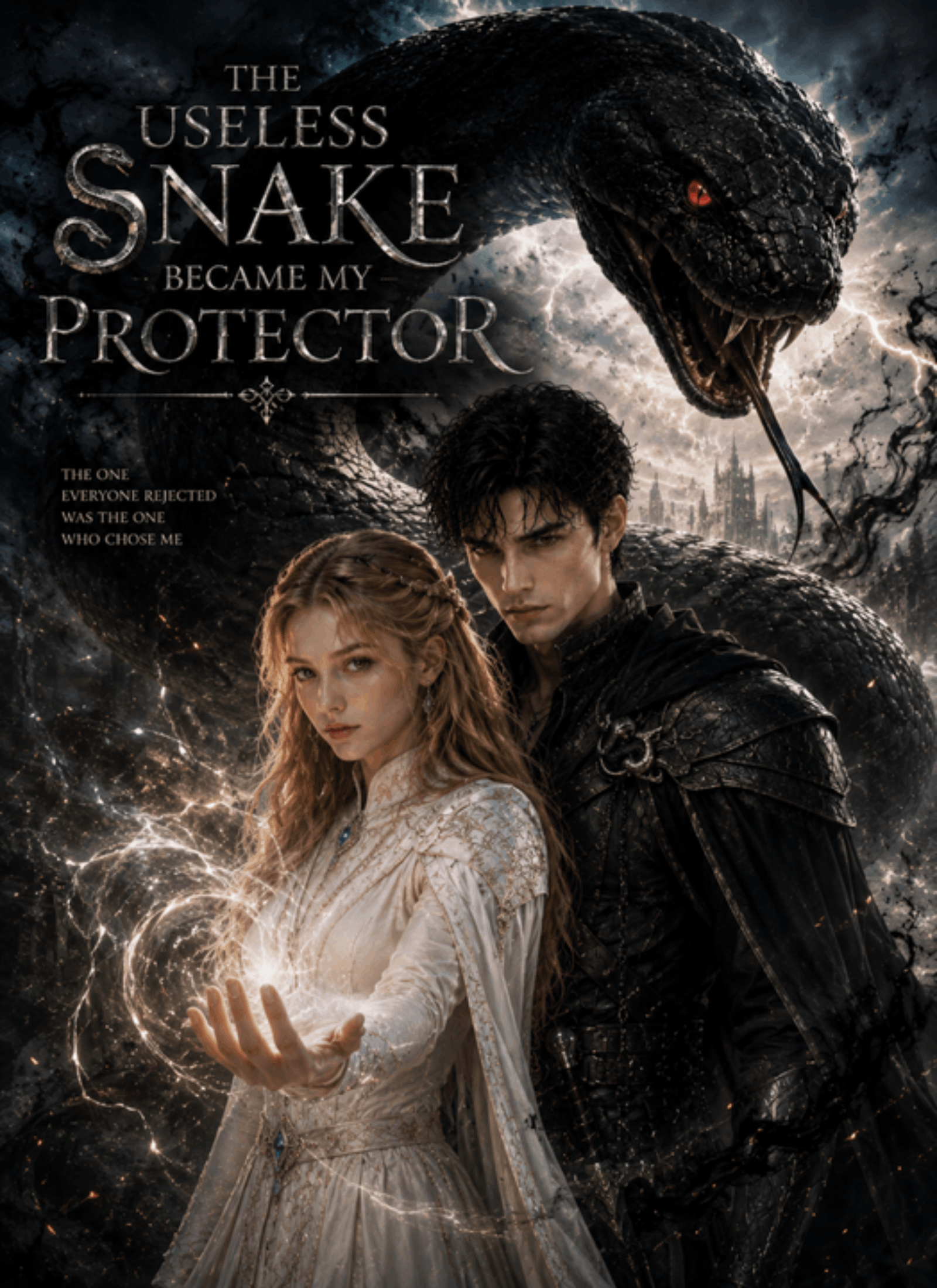 Poster The Useless Snake Became My Protector