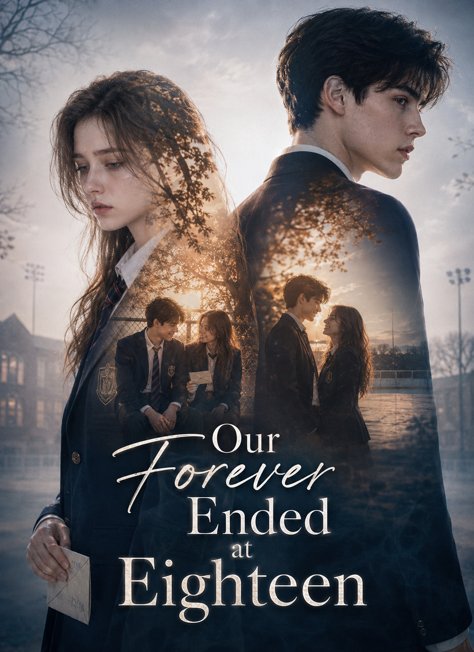 Poster Our Forever Ended at Eighteen