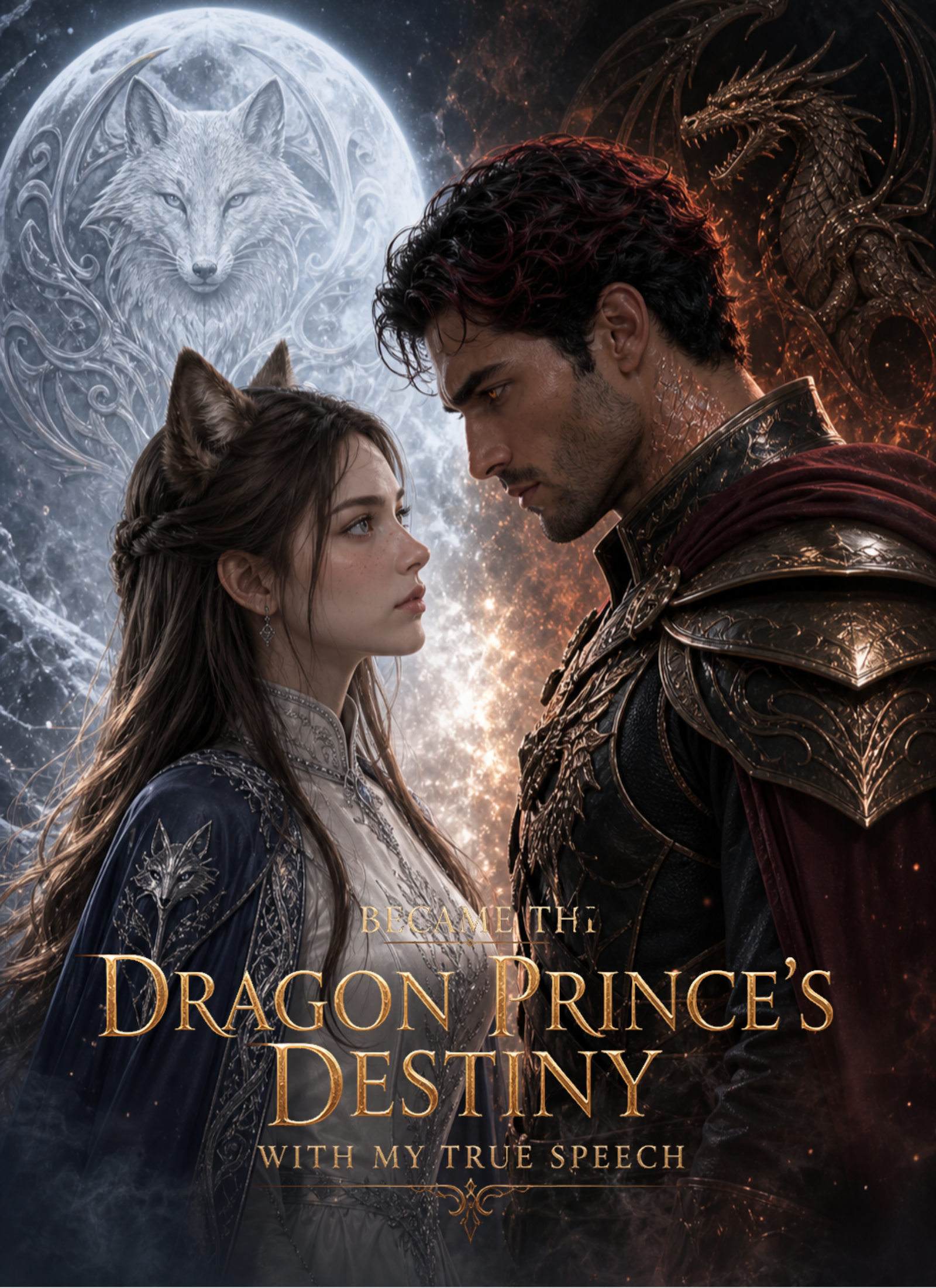 Poster Became the Dragon Prince’s Destiny with My True Speech