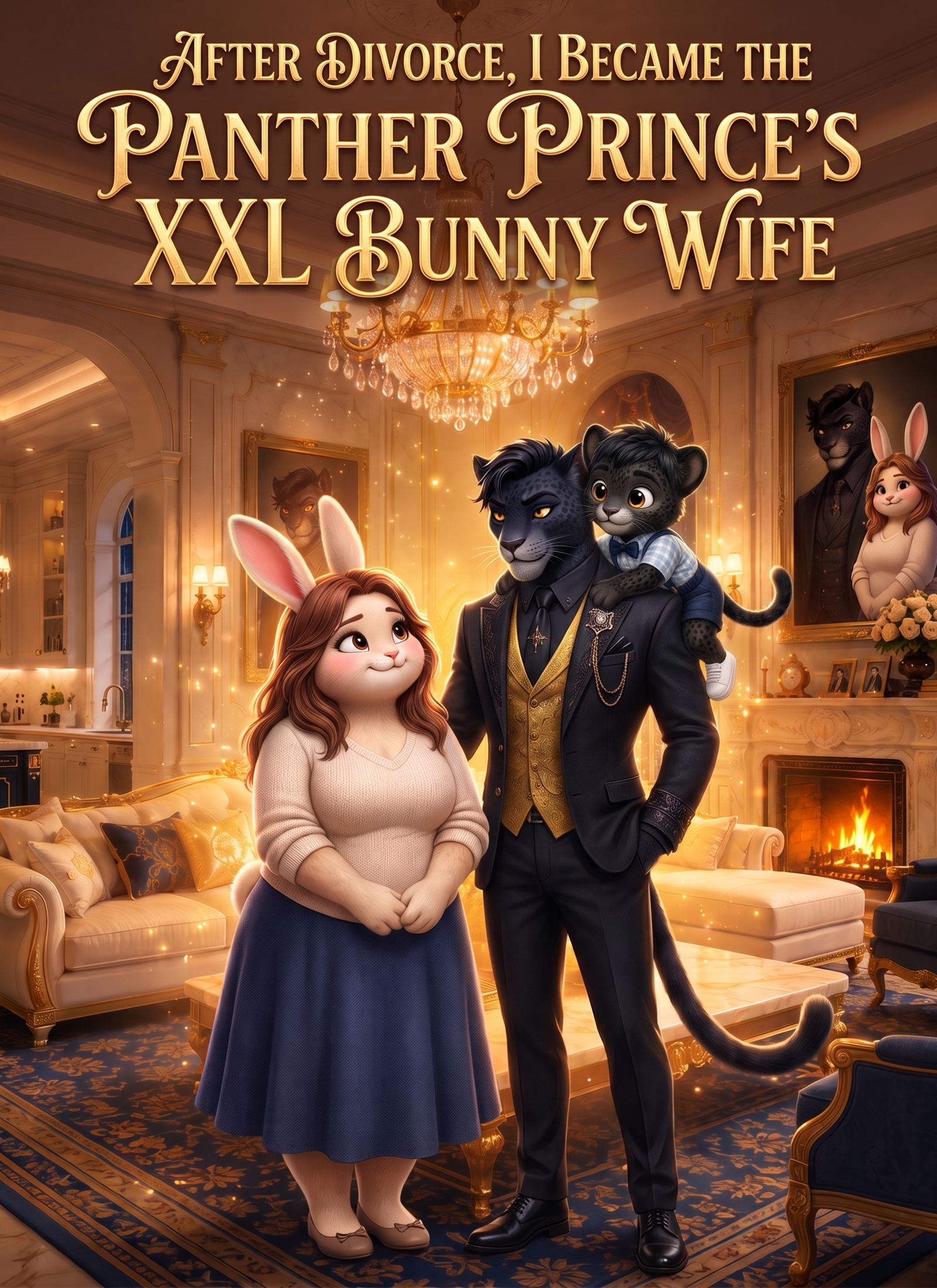 Poster After Divorce, I Became the Panther Prince's XXL Bunny Wife