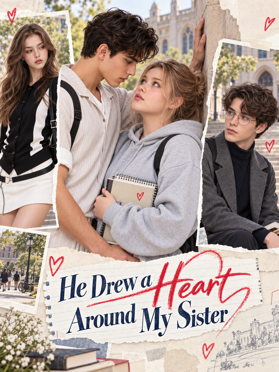 Poster He Drew a Heart Around My Sister