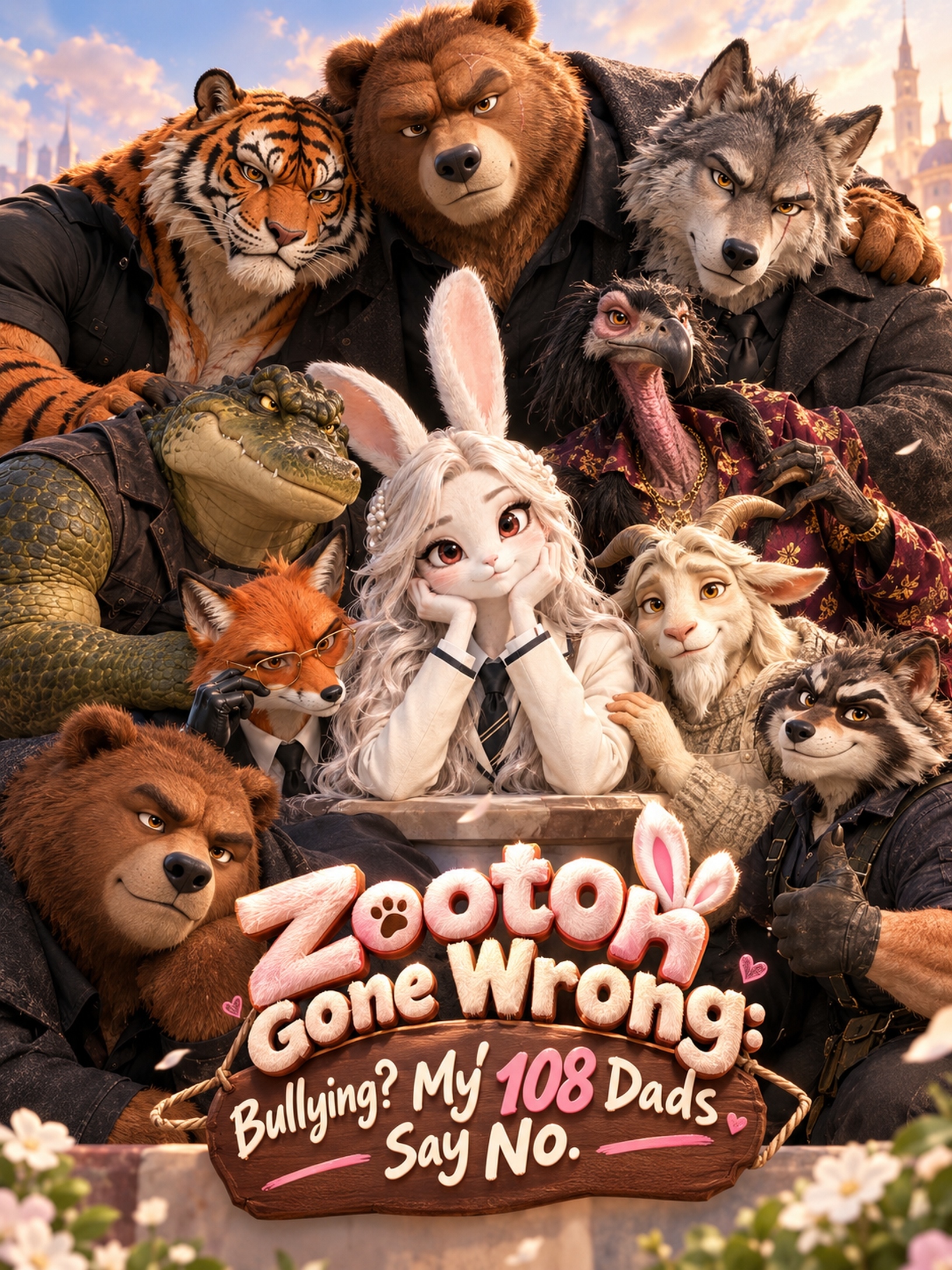 Poster Zooton Gone Wrong: Bullying? My 108 Dads Say No.