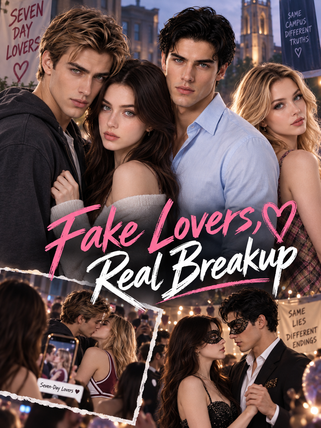 Poster Fake Lovers, Real Breakup