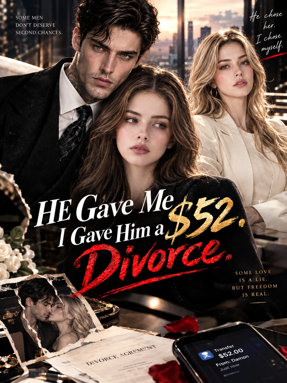 Poster He Gave Me $52. I Gave Him a Divorce