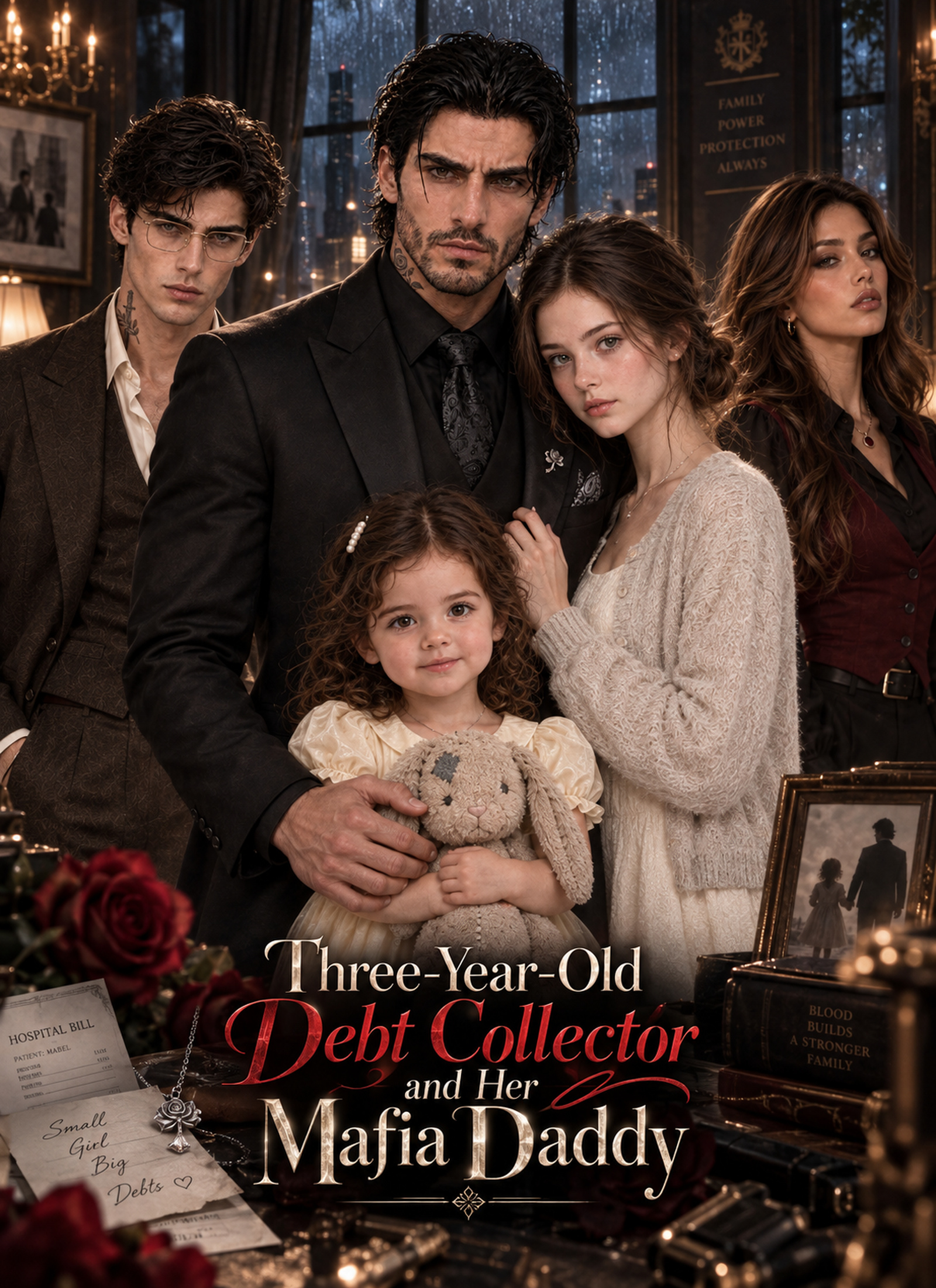 Poster Three-Year-Old Debt Collector and Her Mafia Daddy