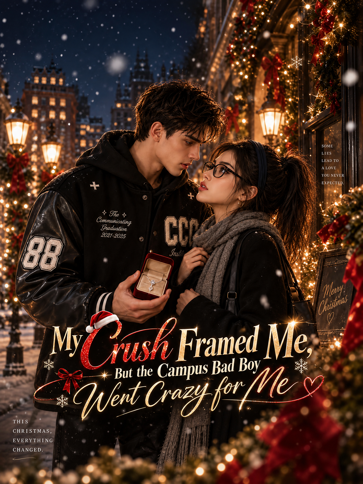 Poster My Crush Framed Me, But the Campus Bad Boy Went Crazy for Me