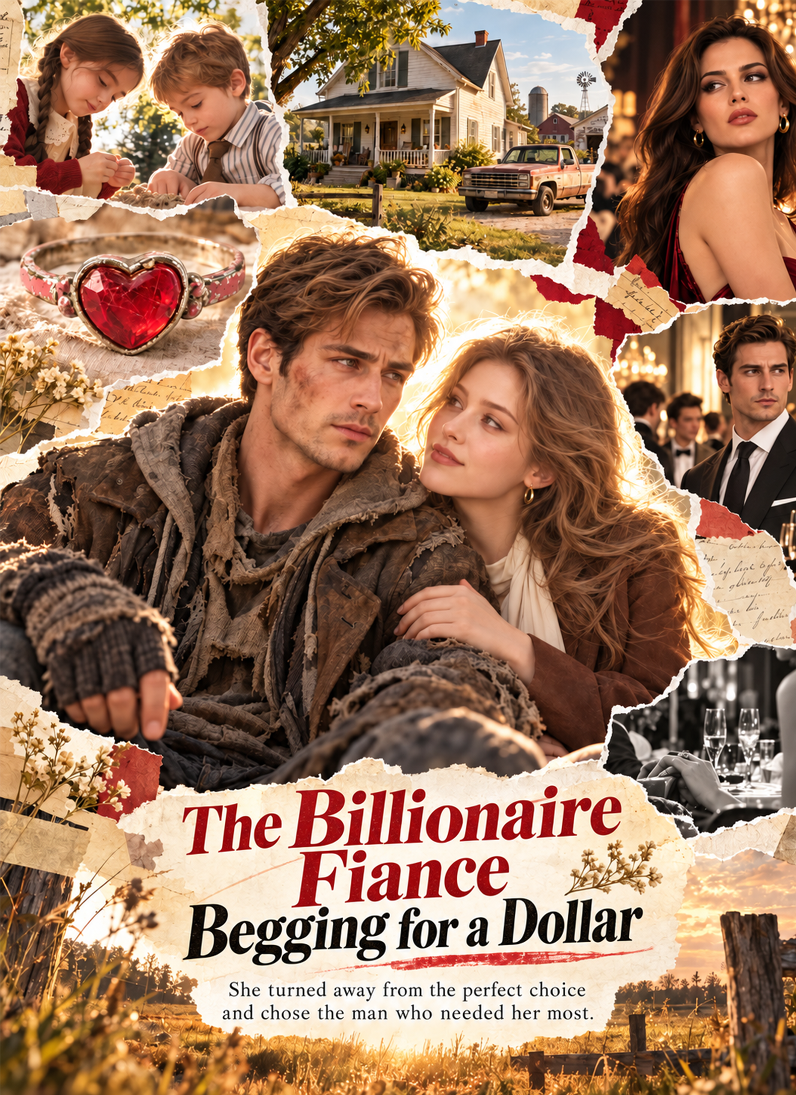 Poster The Billionaire Fiance Begging for a Dollar